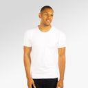 City Lab Stretch Slim Fit T-Shirt, Crew Neck In White
