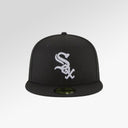 New Era Chicago White Sox Black and White Basic 59FIFTY Fitted Cap