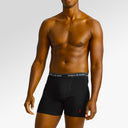 Polo Ralph Lauren Cotton Wicking Boxer Brief 3-Pack - Black