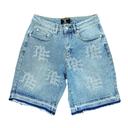 Mixed Emotions  Rhinestone Denim Shorts