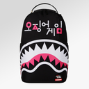 Sprayground Squid Game Logo Shark Mouth DLXR Backpack