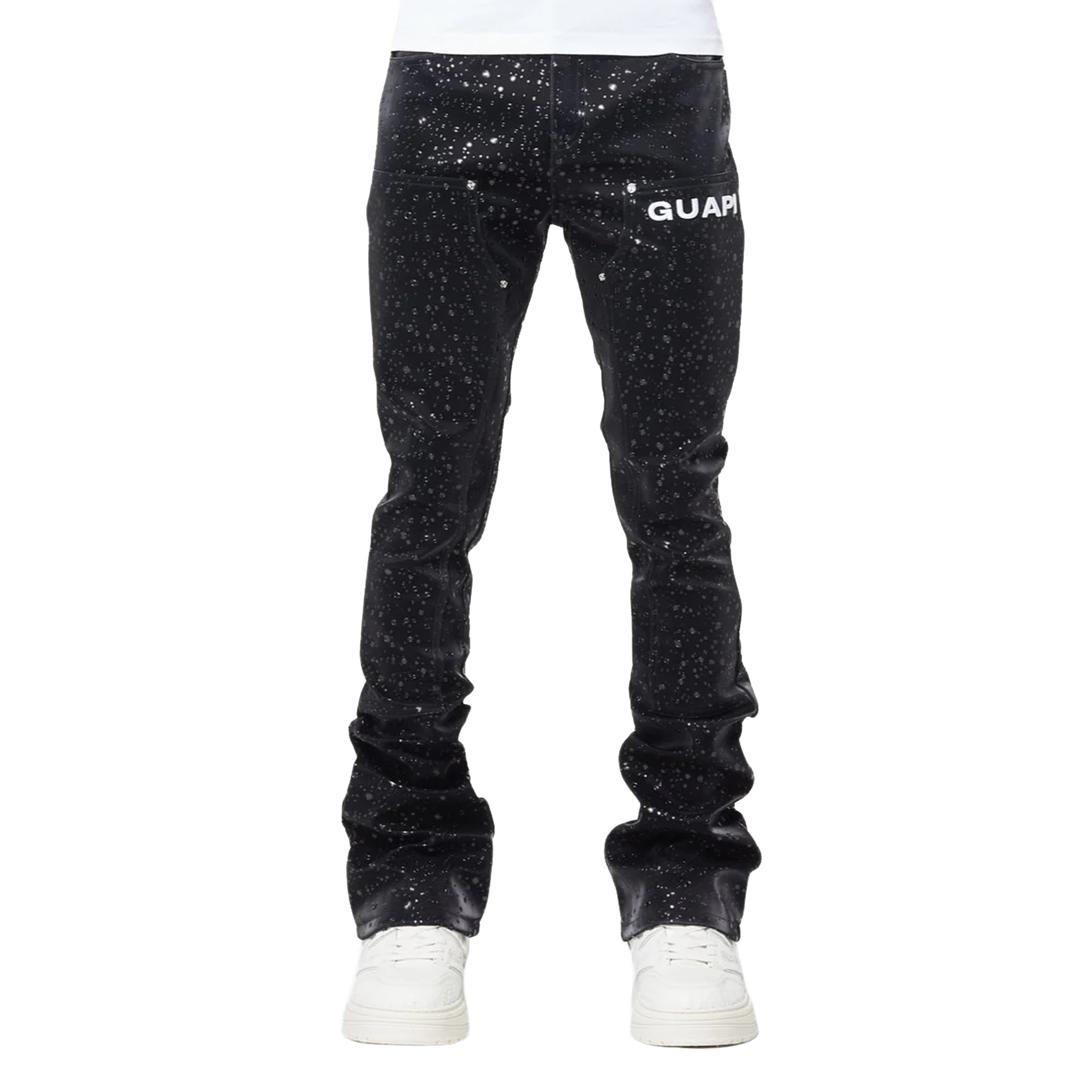 Guapi Obsidian Black Raindrop Leather Pant – HARLEM NYC