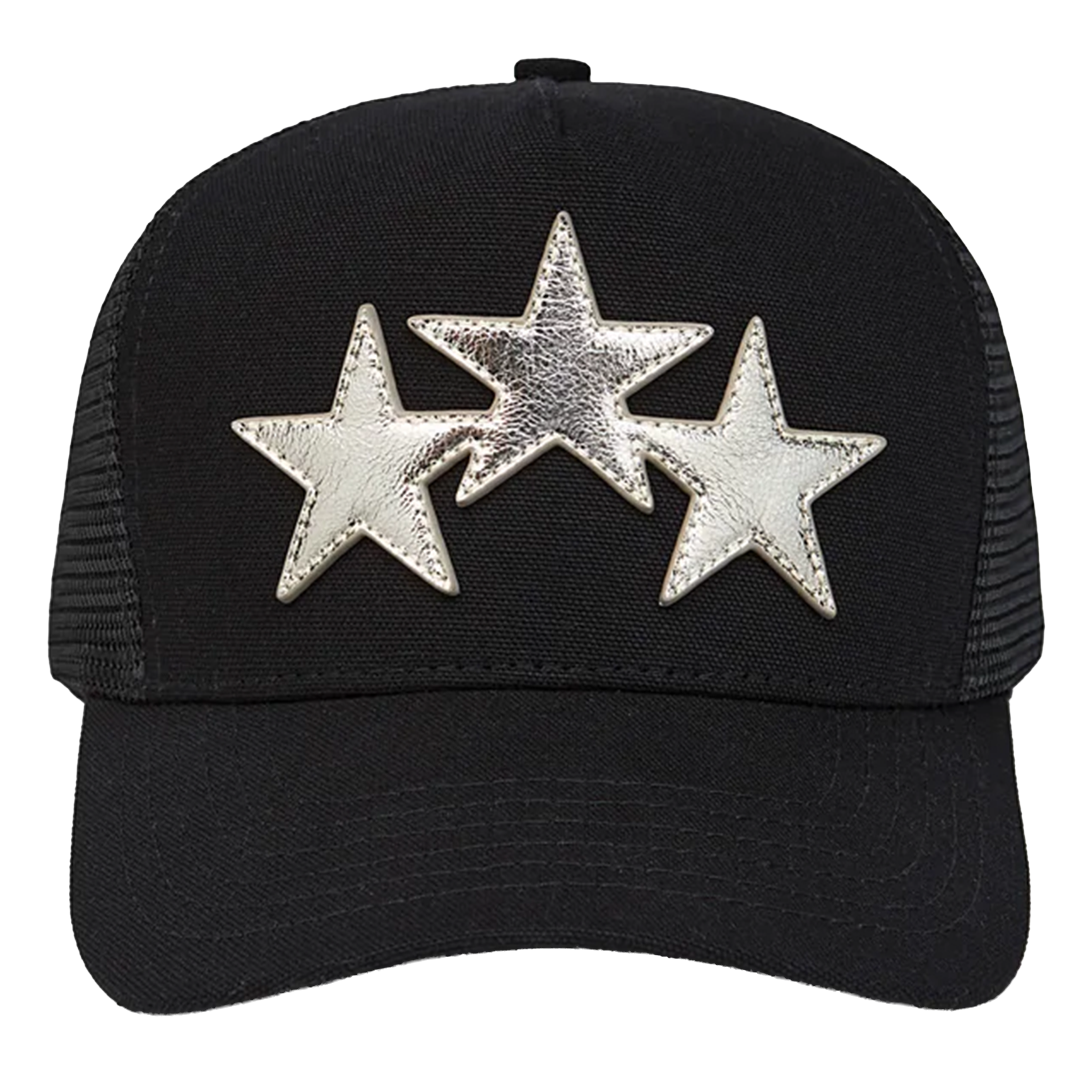 AMIRI 3 STAR METALLIC TRUCKER HAT – HARLEM NYC