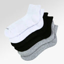Rich Cotton Socks Quarter (Ankle Socks) - In Mix