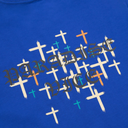 RTA Liam Short Sleeve Tee Navy Old English Paradise