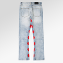 Lost Shdws Denim Pant Blue/Red