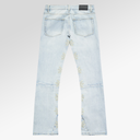 Lost Shdws Studded Denim In Bone