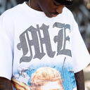 Mixed Emotions White Angel Rhinestone Tee