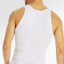 Hanes Men's Cotton Tank Top Undershirt, Moisture-Wicking, White, 3-Pack