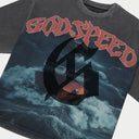 Godspeed Sea Sick T-Shirt In Grey Wash