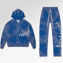 Godspeed OG Logo Sweatsuit (Blue Tie-Dye)