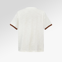 Birth Of A Royal Child Pearl Patchwork T-Shirt In White