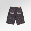 Birth Of A Royal Child Redial 20k Diamond Shorts in Black