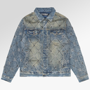 Valabasas Optimus Denim Jacket In Dark Vintage Blue