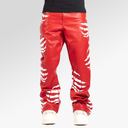 Guapi Blood Red Hell Dragger Leather Pant