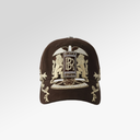 Birth Of A Royal Child Double Lion Embroidered Baseball Cap-BRN