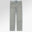 Valabasas Prowl Straight Jean In Dirty Lt Blue Washed