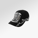 Birth Of A Royal Child Double Lion Embroidered Baseball Cap-BLK