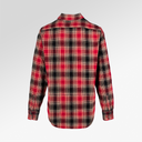 Schott Plaid Cotton Flannel Shirt In BKR