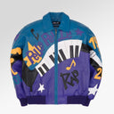 Pelle Pelle 50 Years Of Hip Hop Jacket In Teal Blue