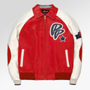 Pelle Pelle Classic Soda Club Plush Jacket In Red