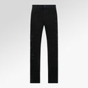 RTA Bryant Skinny Jean Black Cross Patches
