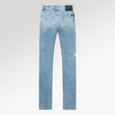 RTA Bryant Skinny Jean White Cross Patches
