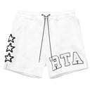 RTA Clyde Short In White Collegiate