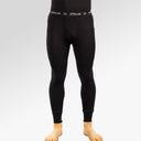 City Lab Ribbed Thermal Pants In Black