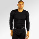 City Lab Ribbed Thermal Shirt In Black