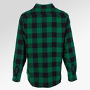 Schott Plaid Cotton Flannel Shirt In Green