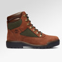 Timberland Men's 6-Inch Waterproof Field Boot In Dark Brown Nubuck