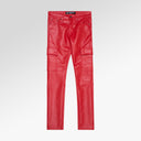 Valabasas "Citing" Red Skinny Leather Jean