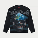 Godspeed Sklobe LS T-Shirt (Black Wash)