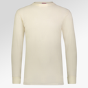 City Lab Waffle Fitted Thermal Crew Neck Shirt In Cream