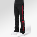 Guapi Obsidian Black Skeleton Flared Denim V2