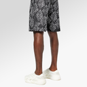 Guapi Obsidian Black Embellished Denim Shorts