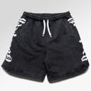 Godspeed Courtside Shorts In Black Washh