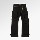 Cult Of Individuality Grunge Baggy Cargo Jeans In Black Twill