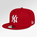New Era New York Yankees Basic 9FIFTY Snapback In Red/White
