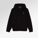 Lacoste Men's Classic Fit Mesh Panels Zip-Up Sweatshirt In Black