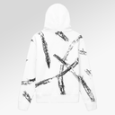 RTA White Snake Tracks Hoodie