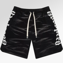 Godspeed Courtside Shorts In Black With Stripes