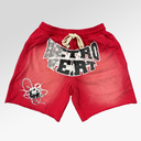 Retro Vert Chain Shorts - Red