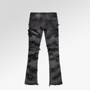 Valabasas "Ravel" Dark Grey Wash Stacked Jeans