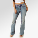 True Religion Becca Mid Rise Super T Bootcut Jean