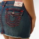 True Religion Twisted Seam Super T Mini Skirt