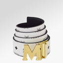 Mcm Claus M Reversible Belt 1.75" in Visetos - White
