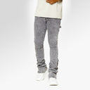 Valabasas Fargos Stacked Flare Jean in Grey Wash