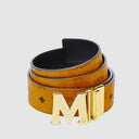 Mcm Claus M Reversible Belt 1.75" in Visetos Gold